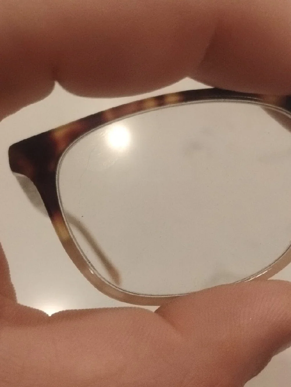 Lucky Brand Tortoiseshell Square Frame Glasses - Peach And Brown